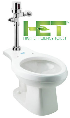 HYBRIDFLUSH® Automatic Floor Mount ADA Toilet System AEF-1012AT