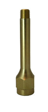 Electro-Luber™ - 1/2" x 1/4 x 4" Brass MD Block Connector #4BMDC