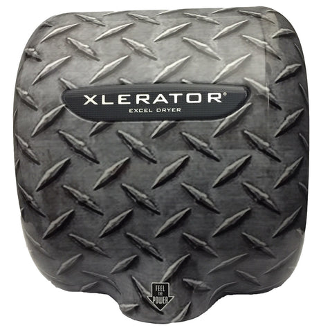 XLERATOR® Hand Dryer Diamond Plate Image Cover XLSI-DPLATE