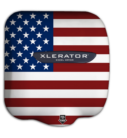 XLERATOR® Hand Dryer American Flag XL-SI-FLAG