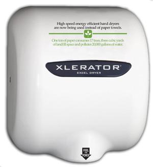 XLERATOR® Hand Dryer Green Message XL-SIGM - 110/120v