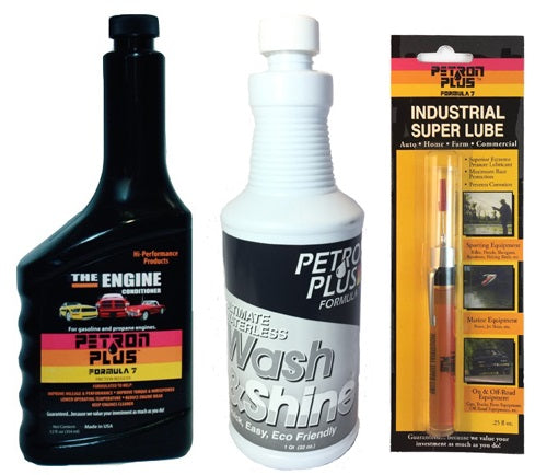 Petron Plus AFR Engine Conditioner / Industrial Super Lube Pen / Waterless Wash & Shine