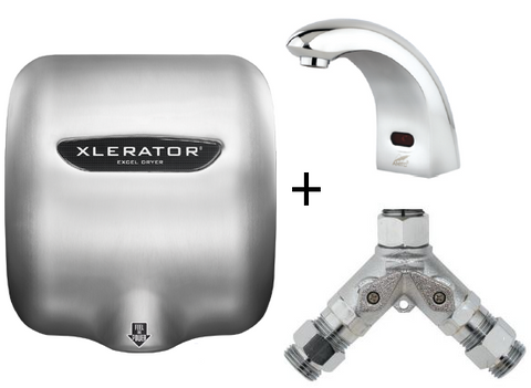 XLERATOR® XL-SB & AMTC AEF-300 Touch-Free Faucet Bundle